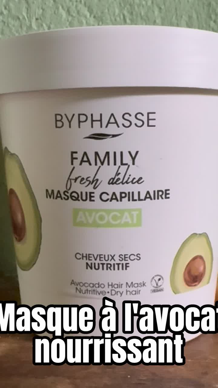 Masque capillaire à l'avocat Byphasse