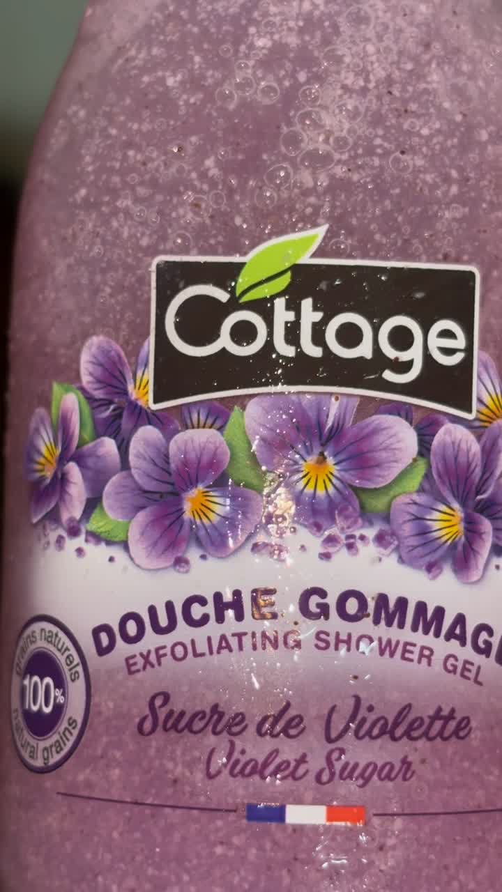 Douche gommage Cottage sucre de violette